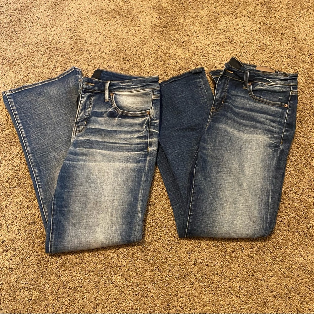 Buckle Black Bootcut Jeans